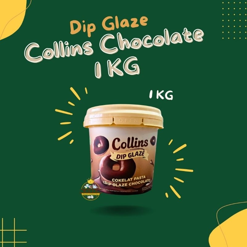Collins Dip Glaze 1 KG - Cokelat