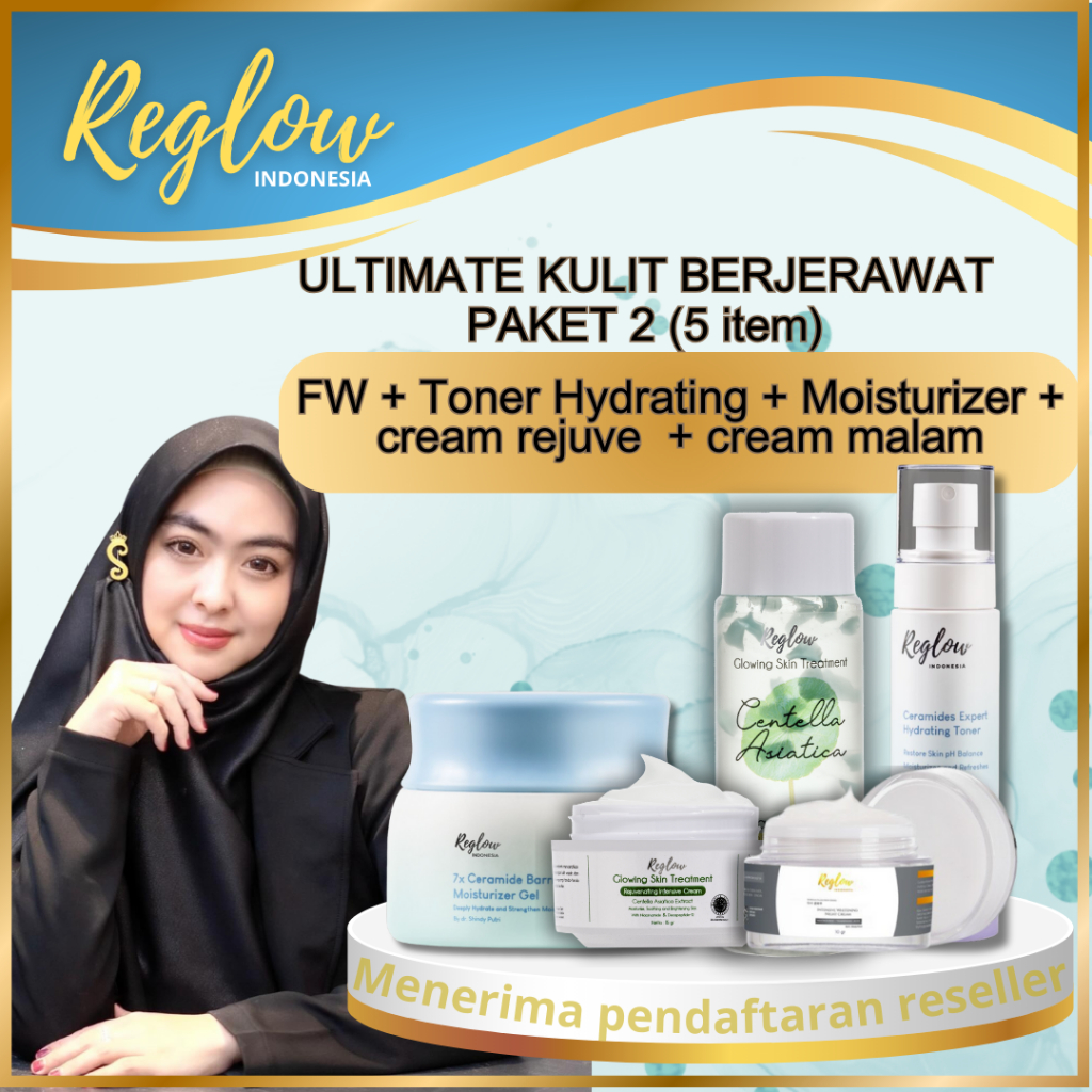 COD BISA - 0SBS Skincare Reglow Ultimate untuk Kulit Berjerawat Paket 2 (5 pcs) Skin Barrier Agen dr