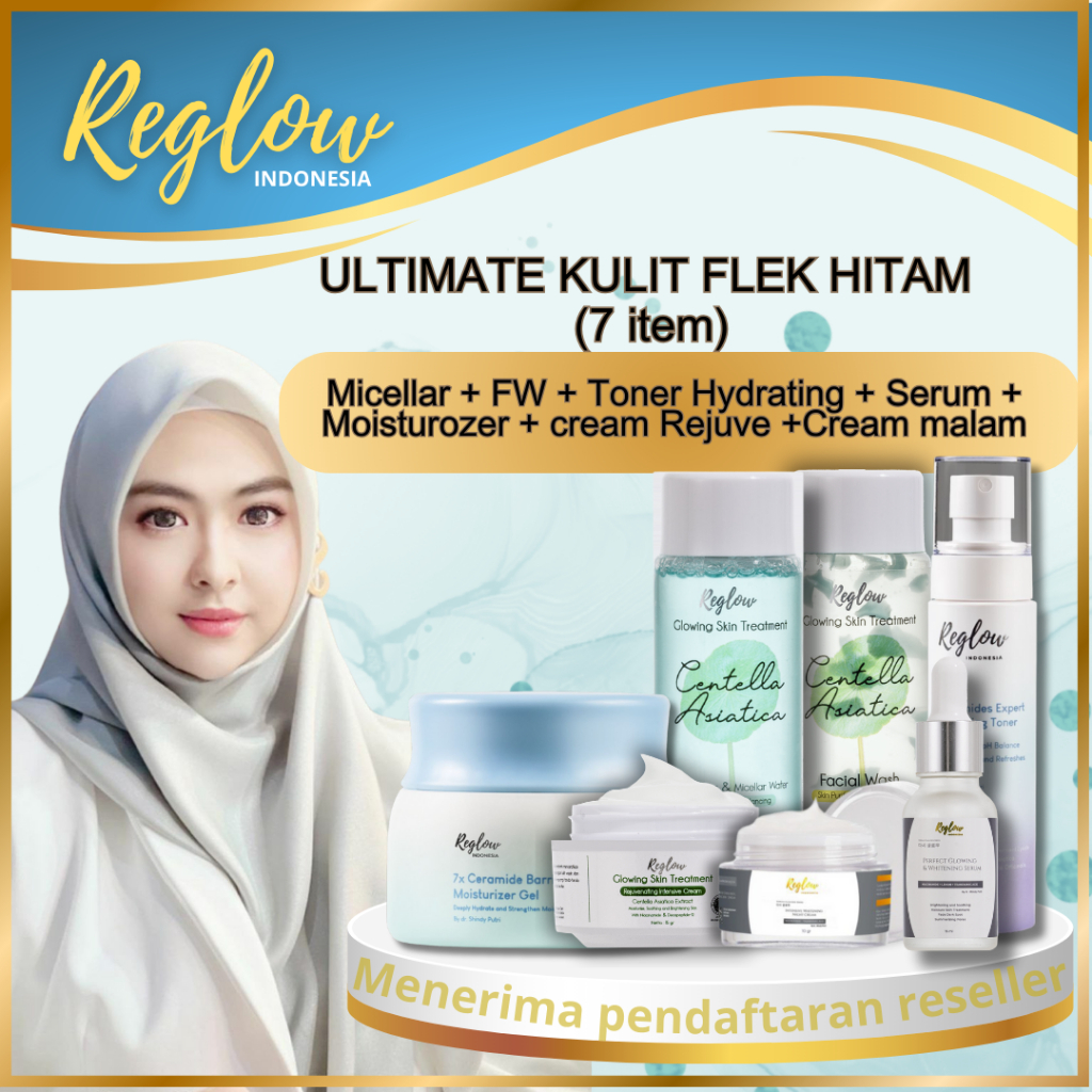 COD BISA - 0SBS Skincare Reglow Ultimate untuk Kulit Flek Hitam 7 pcs Skinbarrier Distributor dr.Shi