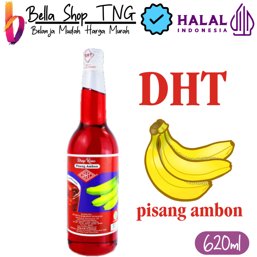 

DHT Sirup Pisang Ambon Botol 620 ml