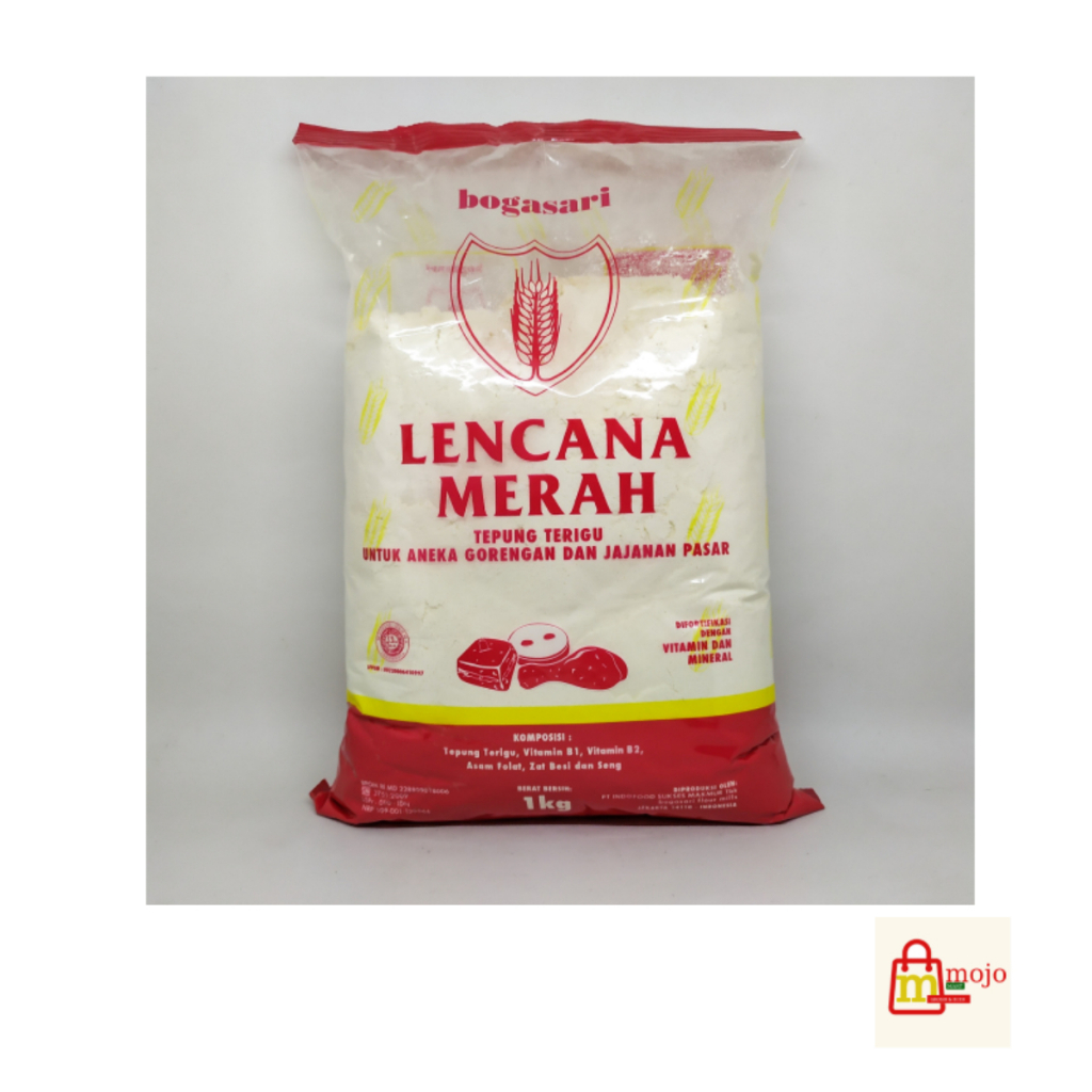 

Tepung Terigu Lencana Merah 1 Kg - Bogasari