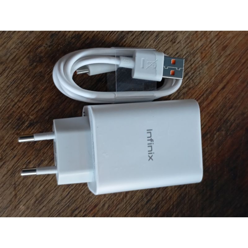 Charger INFINIK 33 WATT ORIGINAL NOTE 12,NOTE 11,HOT 30,ZERO 5G.ASLI ORIGINAL FASTCHARGING
