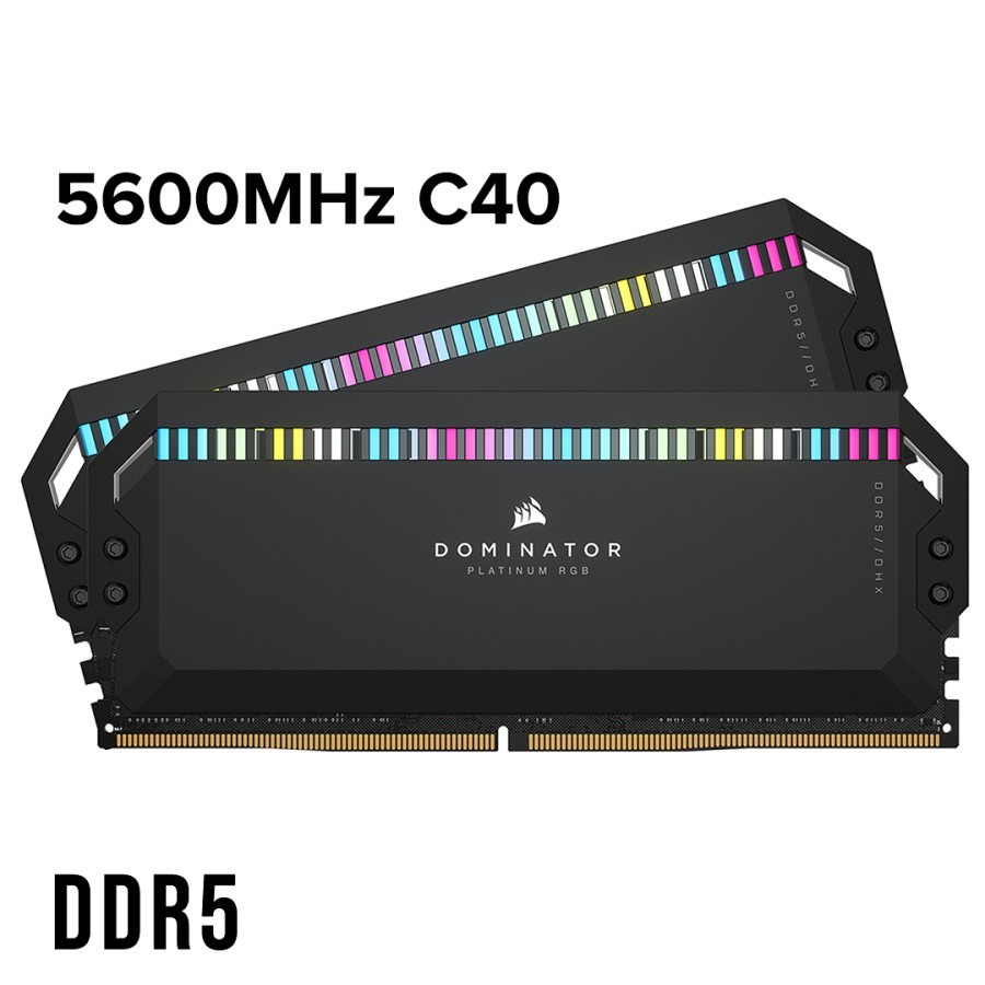 RAM Corsair Dominator Platinum RGB 64GB (2x32GB) DDR5 5600MHz C40