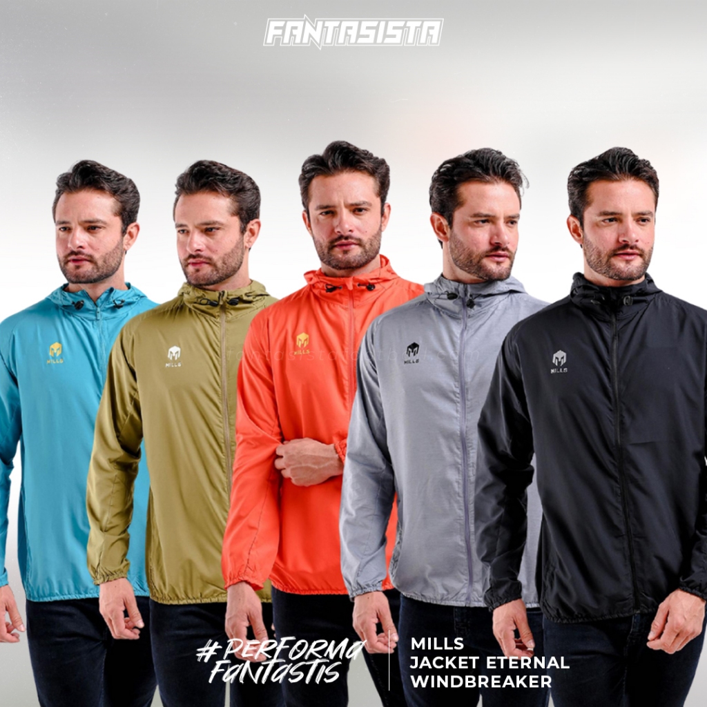 Jaket Olahraga Cowok MILLS WINDBREAKER MENS Original