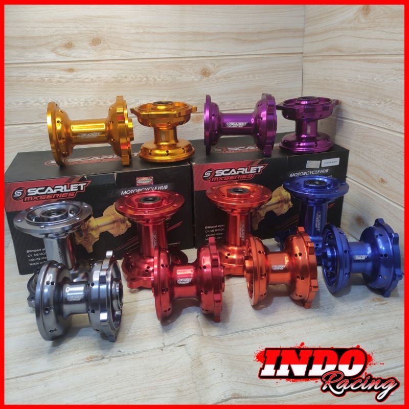 Tromol Scarlet CNC CRF WR KLX Dtracker 150 Warna Hitam Merah Biru Orange Hijau Ungun Gold Silver