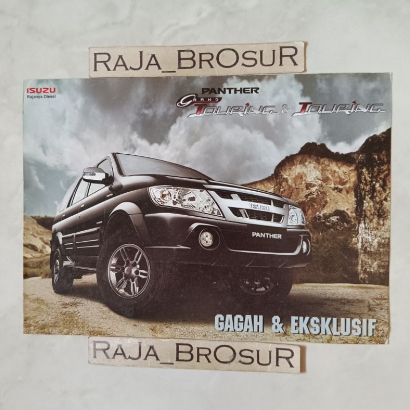 Poster brosur katalog flyer Isuzu Panther Grand Touring/Touring 2012