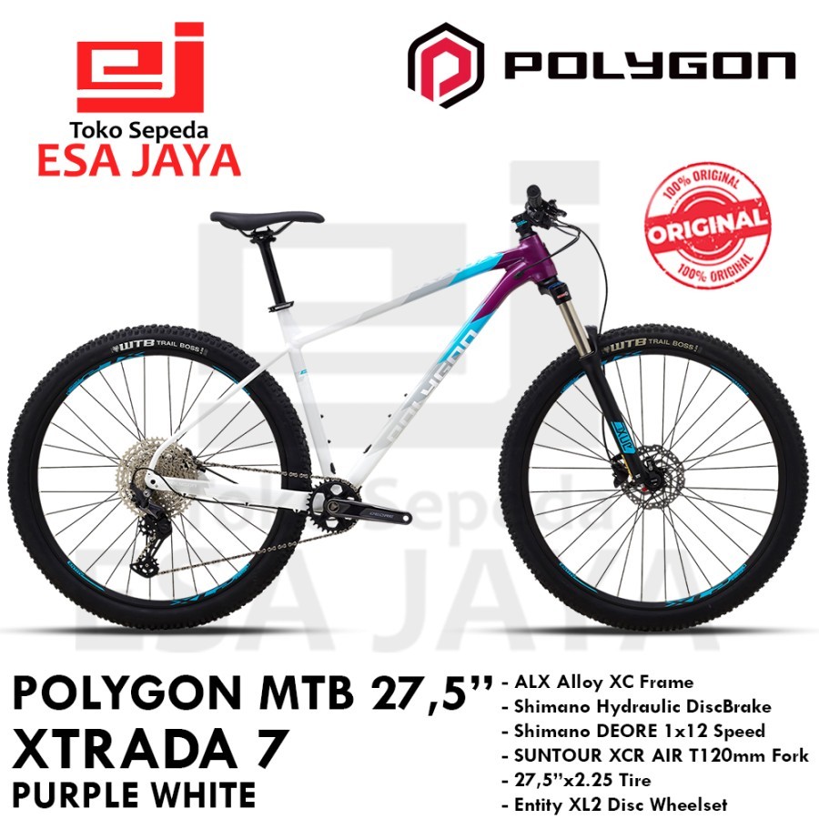 Polygon Xtrada 7 MTB 27.5 Sepeda Gunung 12 Speed Shimano Deore