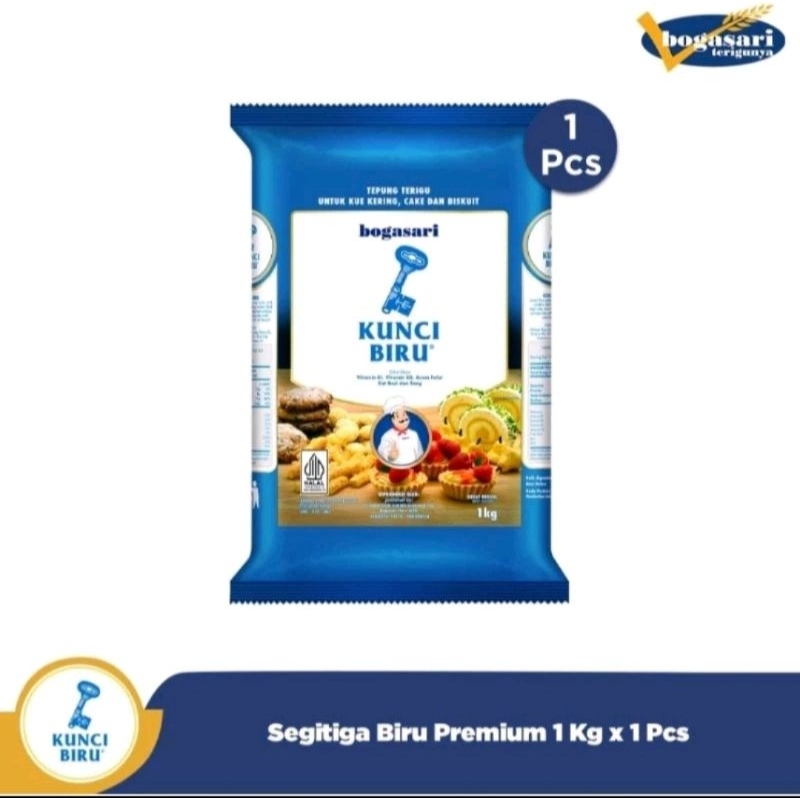 

Tepung Terigu Kunci Biru 1 Kg