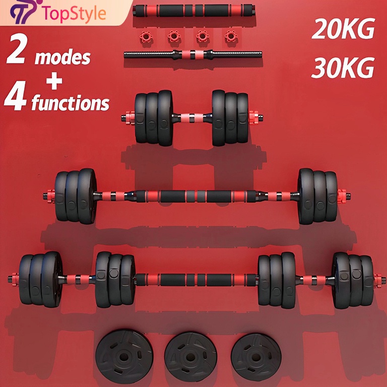 Murah Banget YT Dumbell Set 3KG Peralatan Fitness Barbel Bisa Disambung Tiang Angkat Dengan Perlindungan Lingkungan Untuk Pria Wanita Gym Equipment