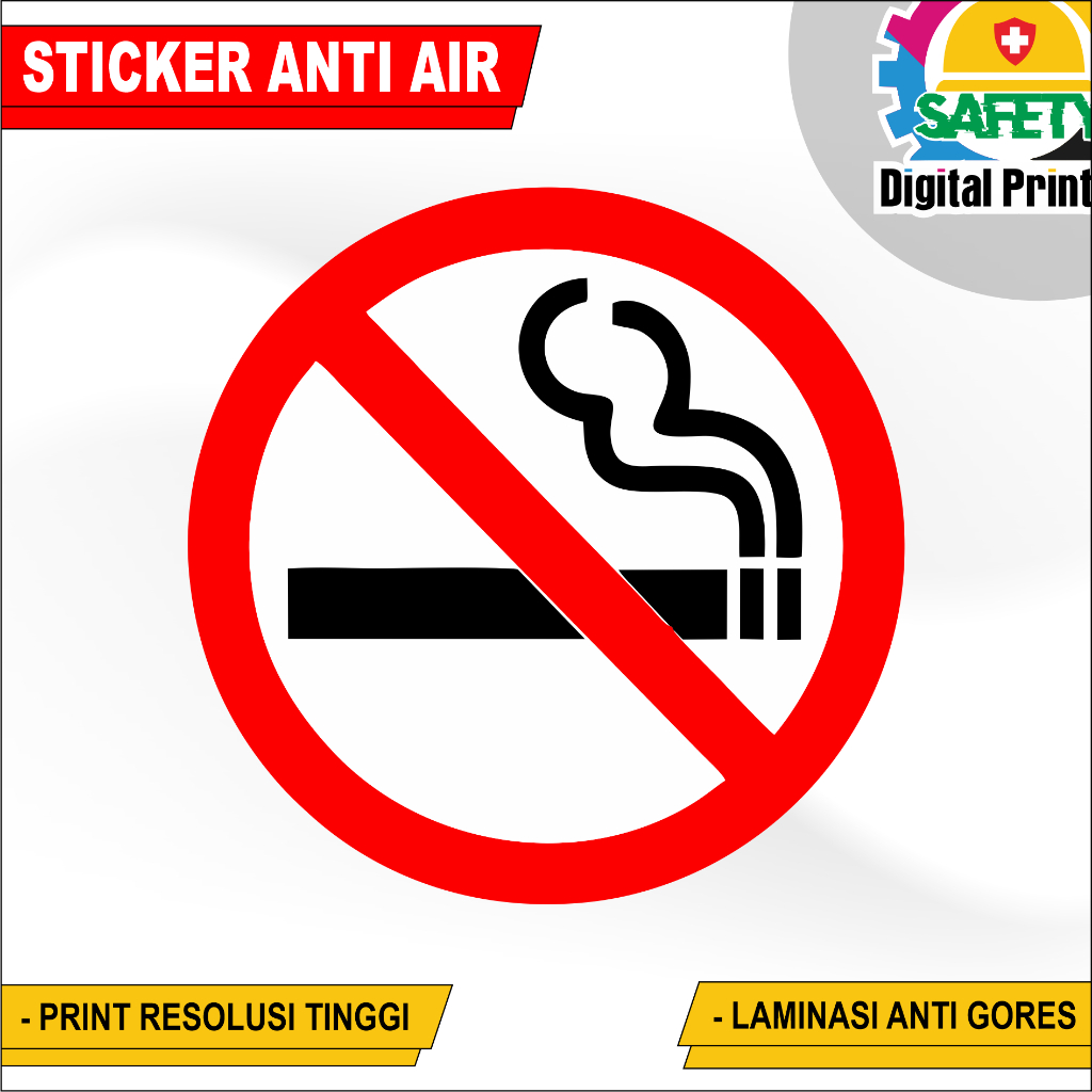 

STIKER DILARANG MEROKOK BULAT