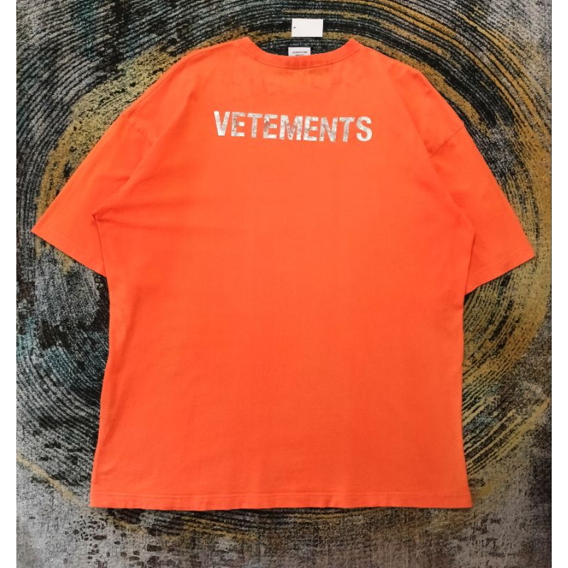 Vetements Staff Reflective T-shirt