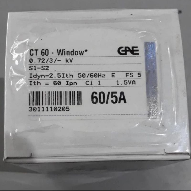Ct 60/5A gae current transformer gae ct 60/5A ct60 gae 60/5A class 1