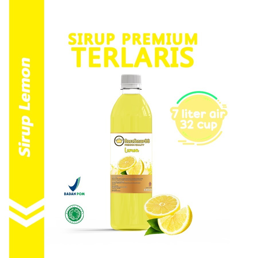 

Syrup Premium Rasa Lemon / Minuman Sirup Halal 640ml