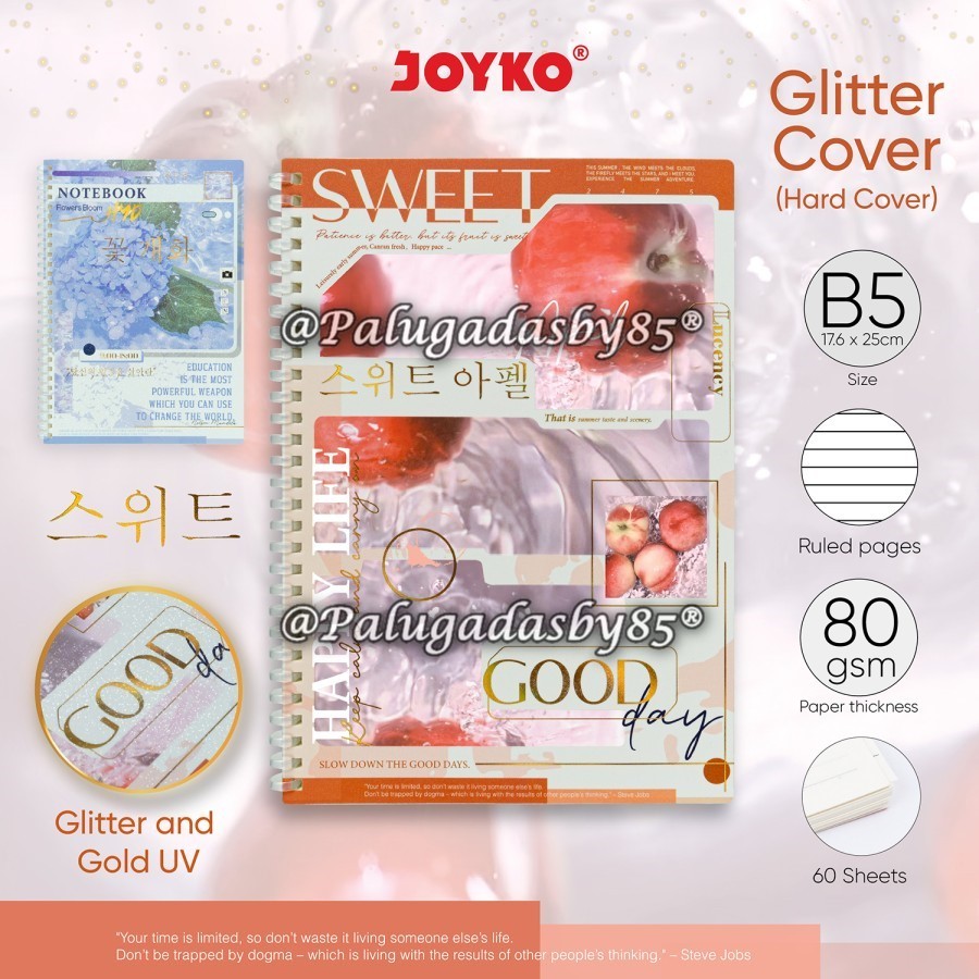 

(1 Biji) GROSIR Spiral Book JOYKO NB-727 B5 60 Lembar / Buku Tulis Catatan Bergaris Ruled Notebook Joyko NB-727 / Notebook Joyko NB727 NB 727
