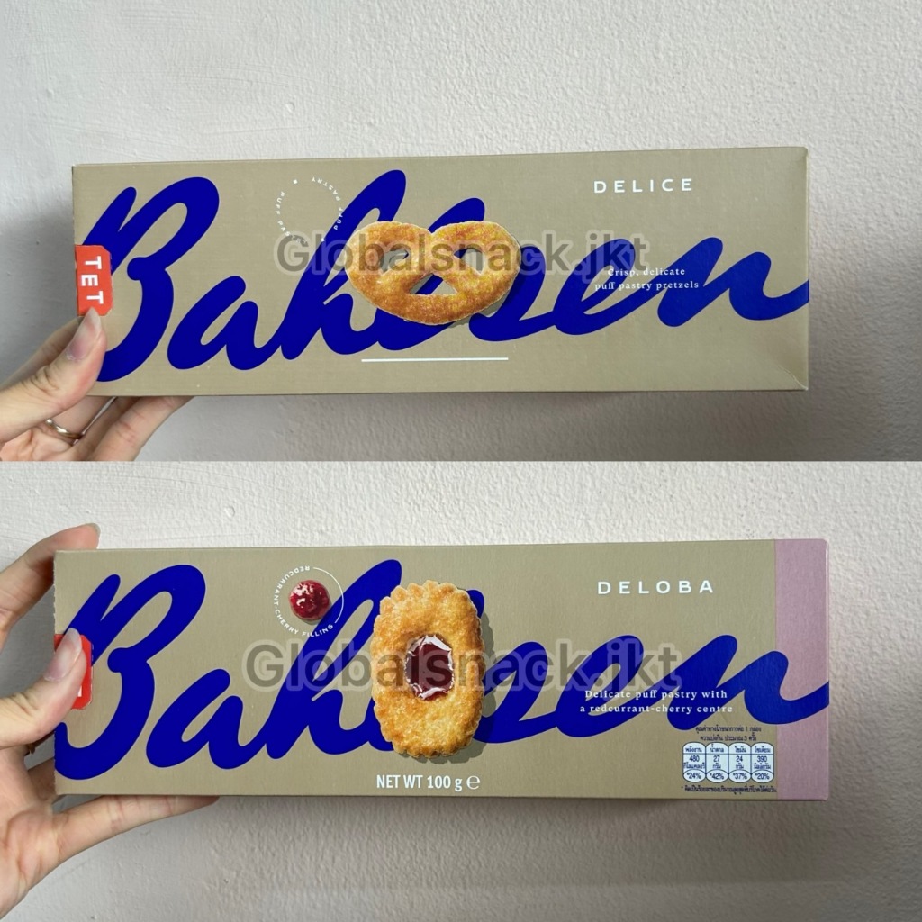 

BAHLSEN DELOBA REDCURRANT PUFF PASTRY / BLACKCURRANT / DELICE PUFF PASTRY PRETZELS