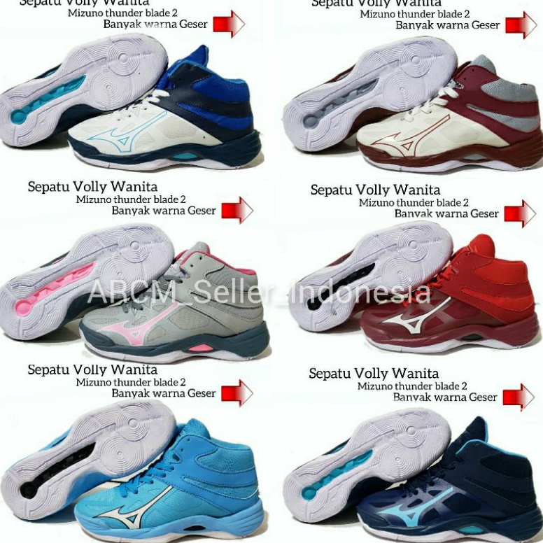 laris manis Sepatu Volly Mizuno Thunder Blade Sepatu Olahraga Volly Wanita Mizuno Thunder Blade Sepa