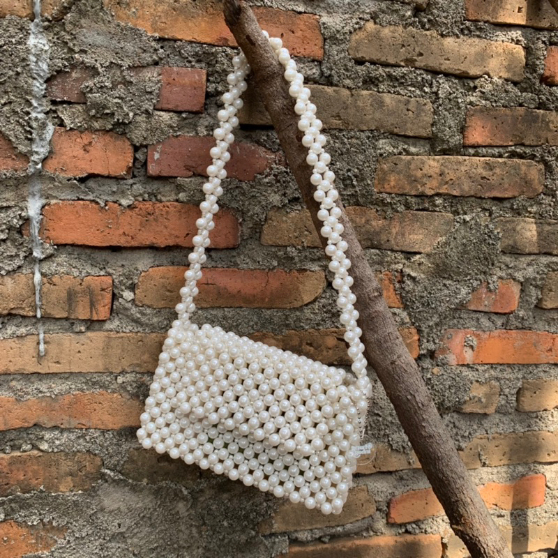 prilly bag / pearl bag / beads bag / tas manik-manik