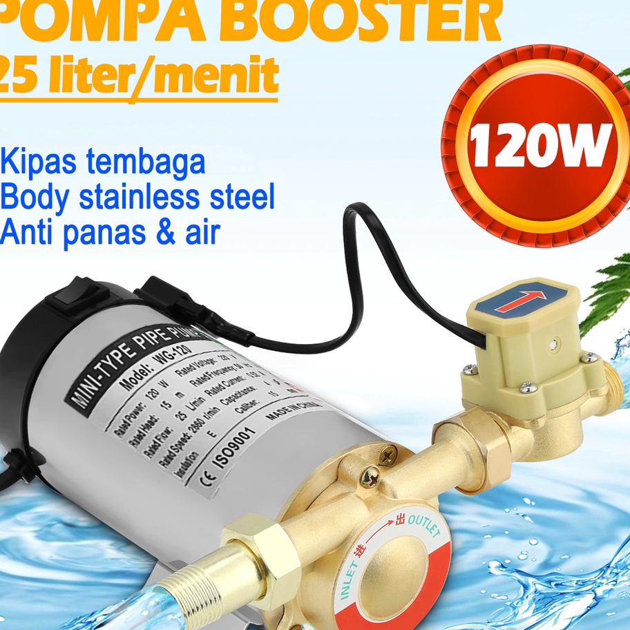 Pilihan pakaian yang menginspirasi kepercayaan diri Pompa Air Otomatis Booster Pump Pompa Pendorong 