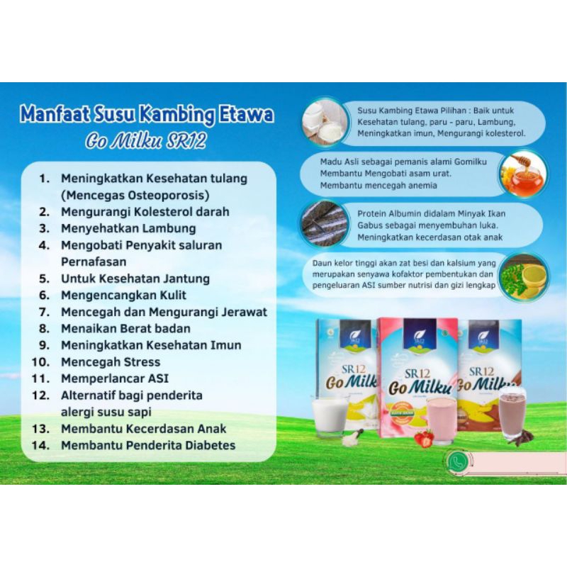 

GOMILKU susu kambing etawa sr12