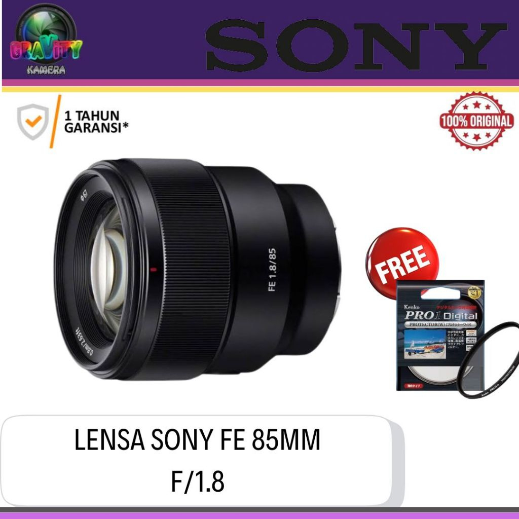 LENSA SONY FE 85MM F1.8 /SONY FE 85MM F1.8
