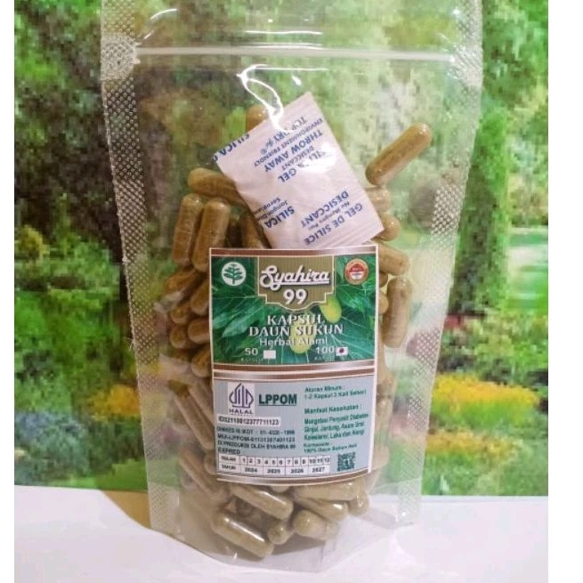 

KAPSUL HERBAL DAUN SUKUN ISI 100
