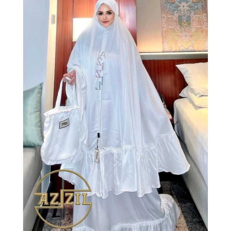 MUKENAH AZIZIL//MUKENAH SILK RAMPEL