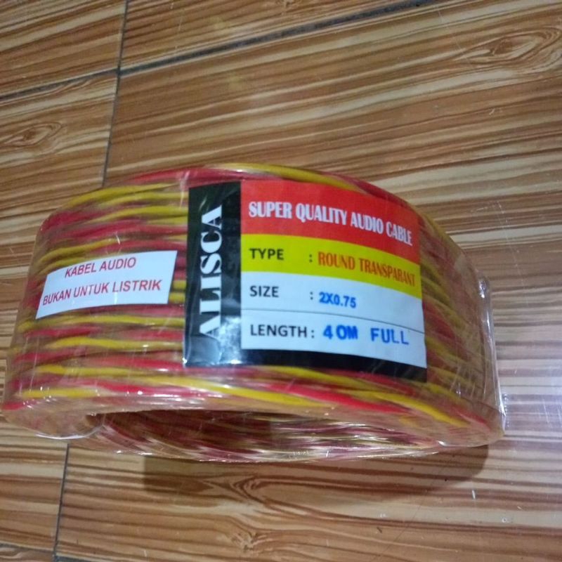 KABEL SPEAKER AUDIO 2x0,75