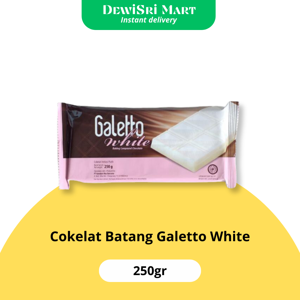 

Coklat batang Galetto White 250gr - Dewi Sri Mart