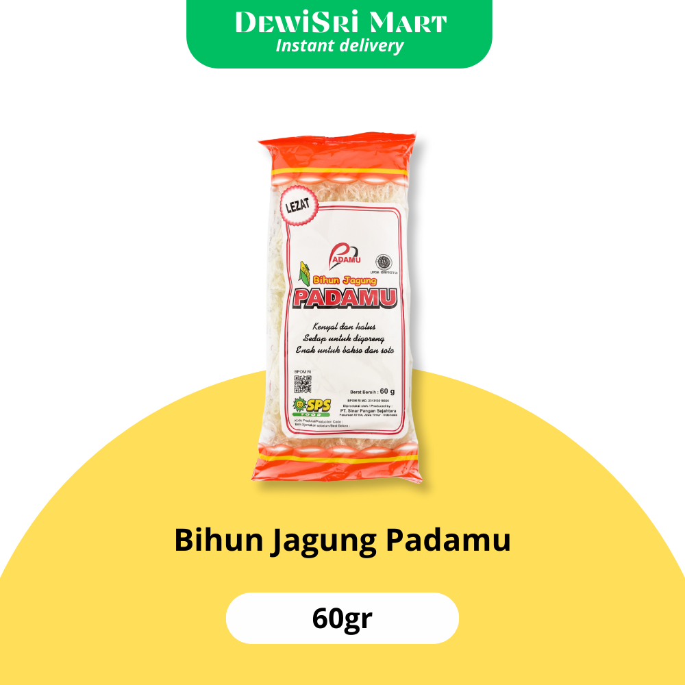 

Bihun jagung Padamu 60gr - Dewi Sri Mart