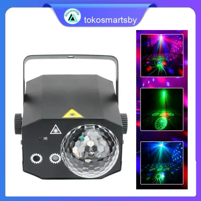 Laser Magic Ball 16 and 1 / Lampu Laser Disco Party / Lampu Laser Panggung