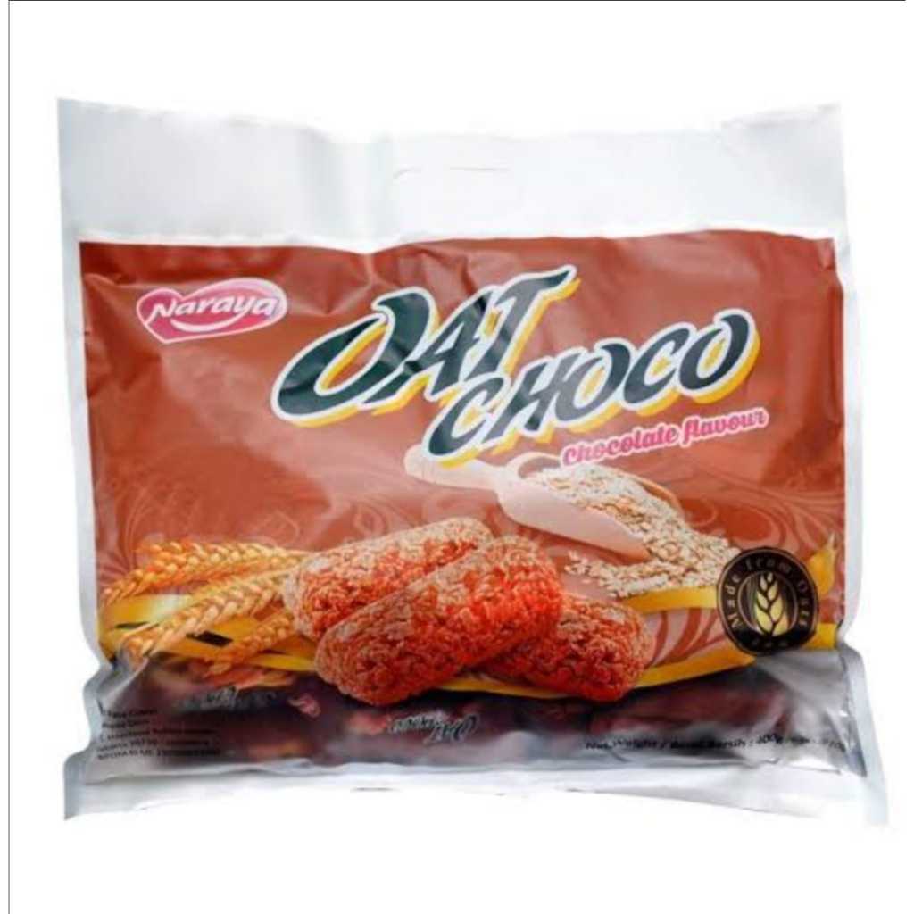 Badhemriki_ Naraya Oat Chocorio Choco All Varian Cookies Crumbs Salted Caramel 400 Gram 320G