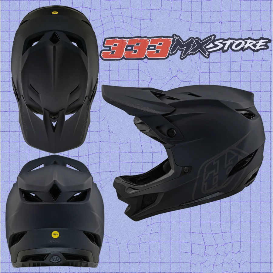 Helm TLD D4 Polyacrylite Stealth Black Helm TLD D4 Mips Original