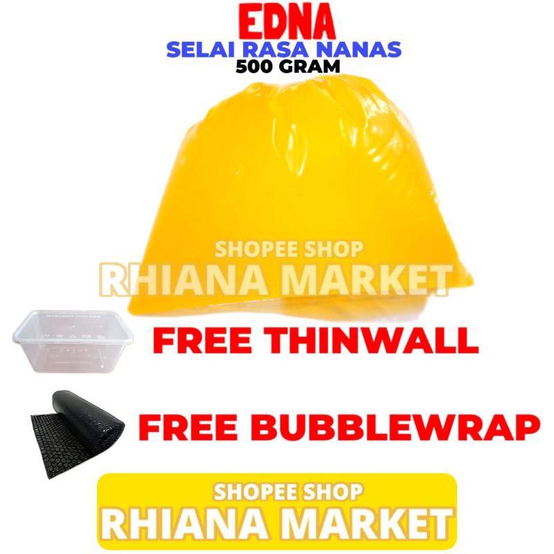 

Edna Selai Rasa Nanas 500 Gram Repacked