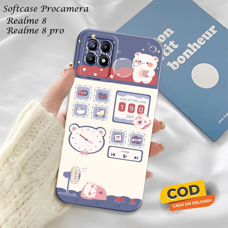 Casing Hp Realme 8 5G / 8 Pro Terbaru - Bahan ProCamera - Silicon Lentur - Case Realme 8 5G / 8 Pro 