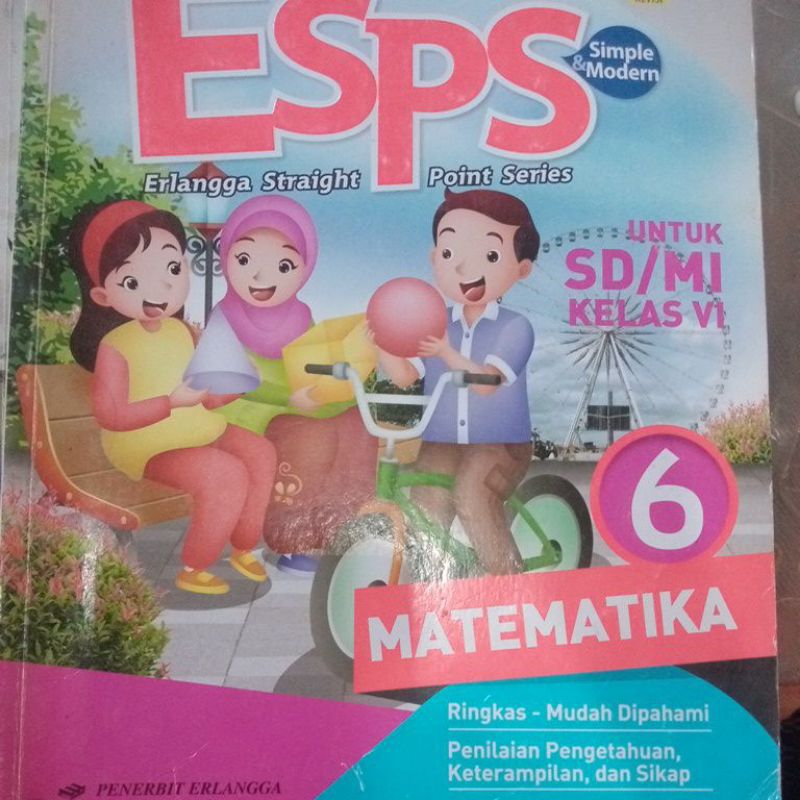 buku esps kelas 6 matematika second