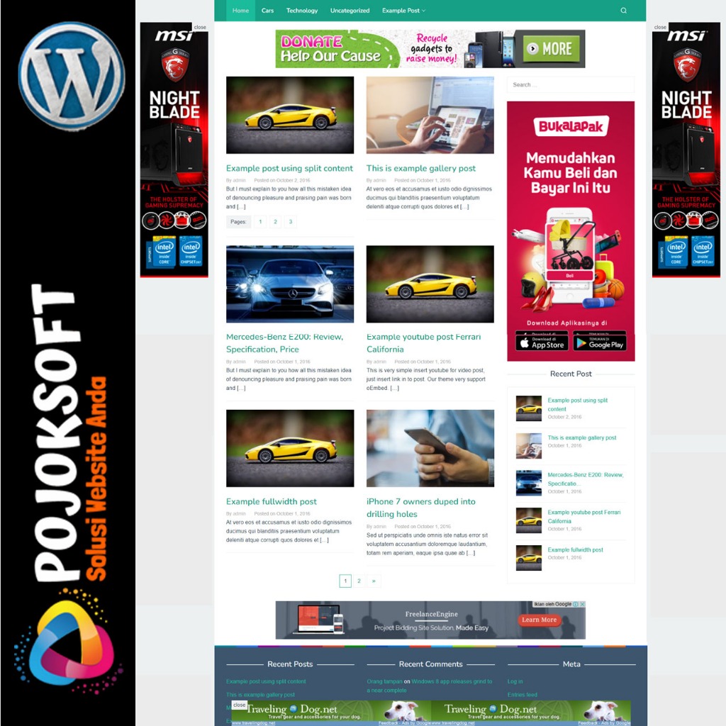 Superfast Theme Wordpress Ori Lisensi Lifetime by Idtheme High CTR, Fastest Adsense Wordpress Theme
