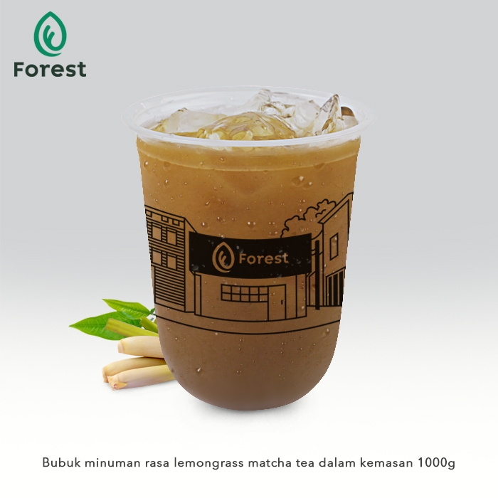 

Bubuk Minuman Herbal LEMONGRASS MATCHA TEA Powder 1000 gr - FOREST