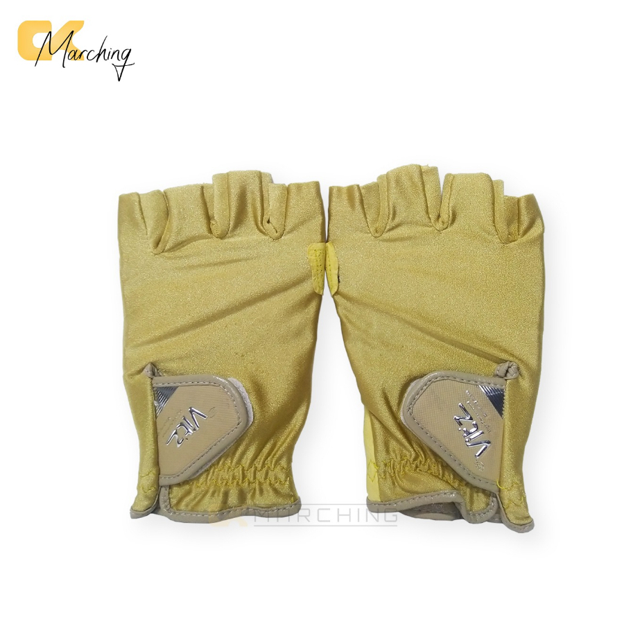 Gloves Single Pad for Color Guard - SP Gold