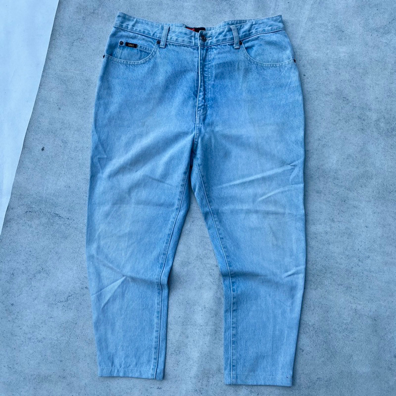 LEE SKINNY ANKLE BLUE WASH JEANS (33)