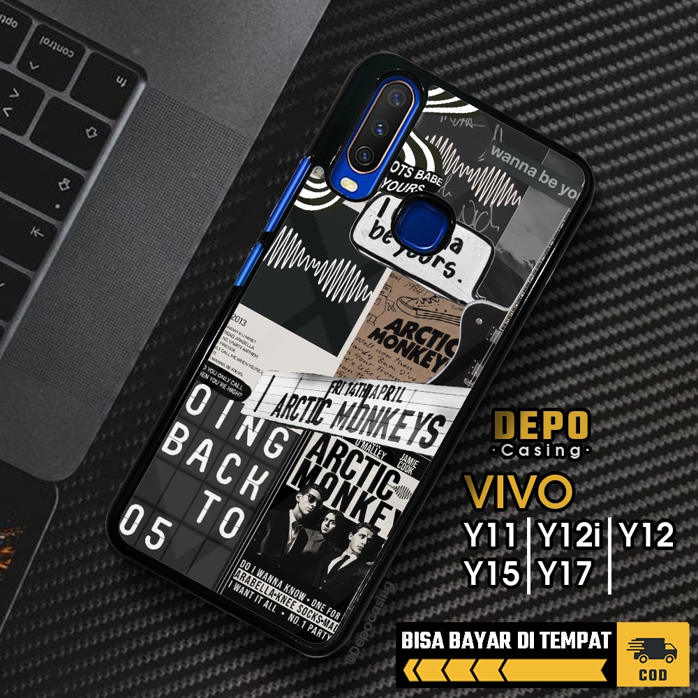 Case Vivo Y11 Y12 Y12i Y15 Y17 Casing Vivo Y11 Y12 Y12i Y15 Y17 Casing Depo Casing [BLCK] Case Gloss