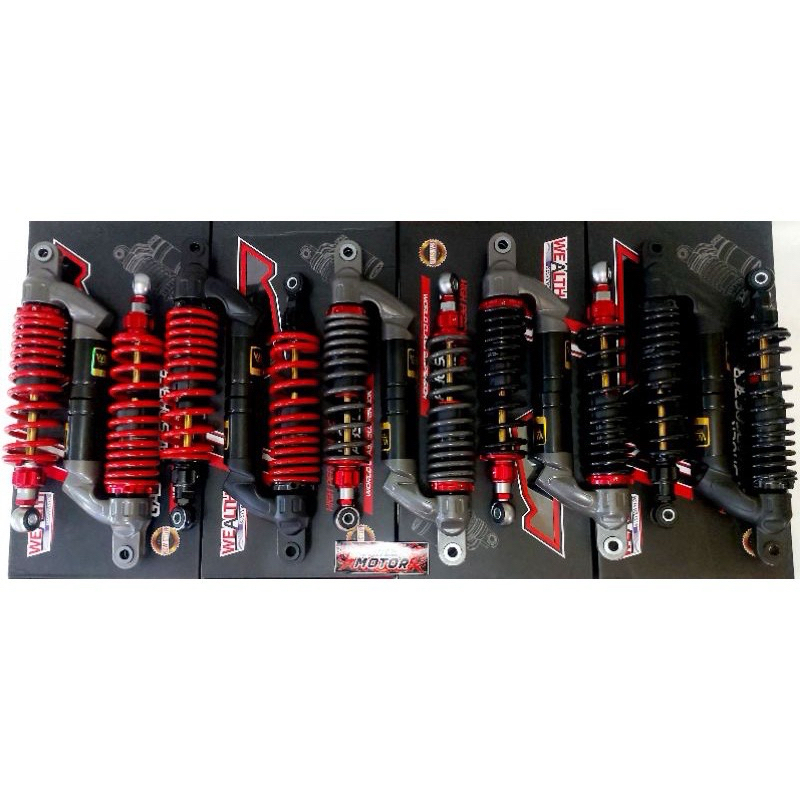SHOCK WEALTH NEW-G TABUNG 340MM RX KING/SUPRA/MEGAPRO/CB100/GLPRO/TIGER/SMASH COPY RCB TIPE VS VD