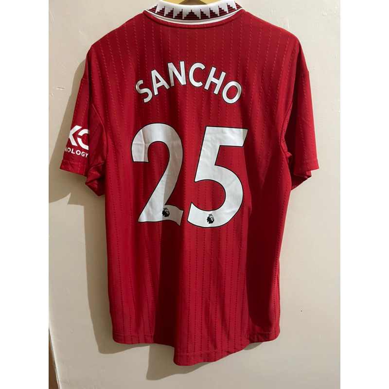 Jersey manchester united Home Sancho 2022/23 Size L Player Issue