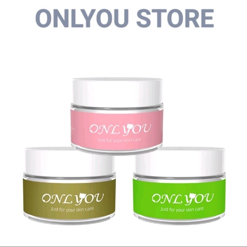 [GRATIS BONUS] ONLYOU CREAM WHITENING, BRIGHTENING & MOISTURIZER BPOM ORIGINAL