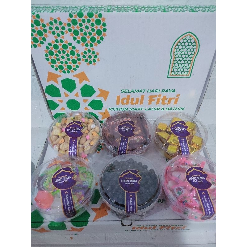

Paket kuker candy / paket kue kering murah isi 6