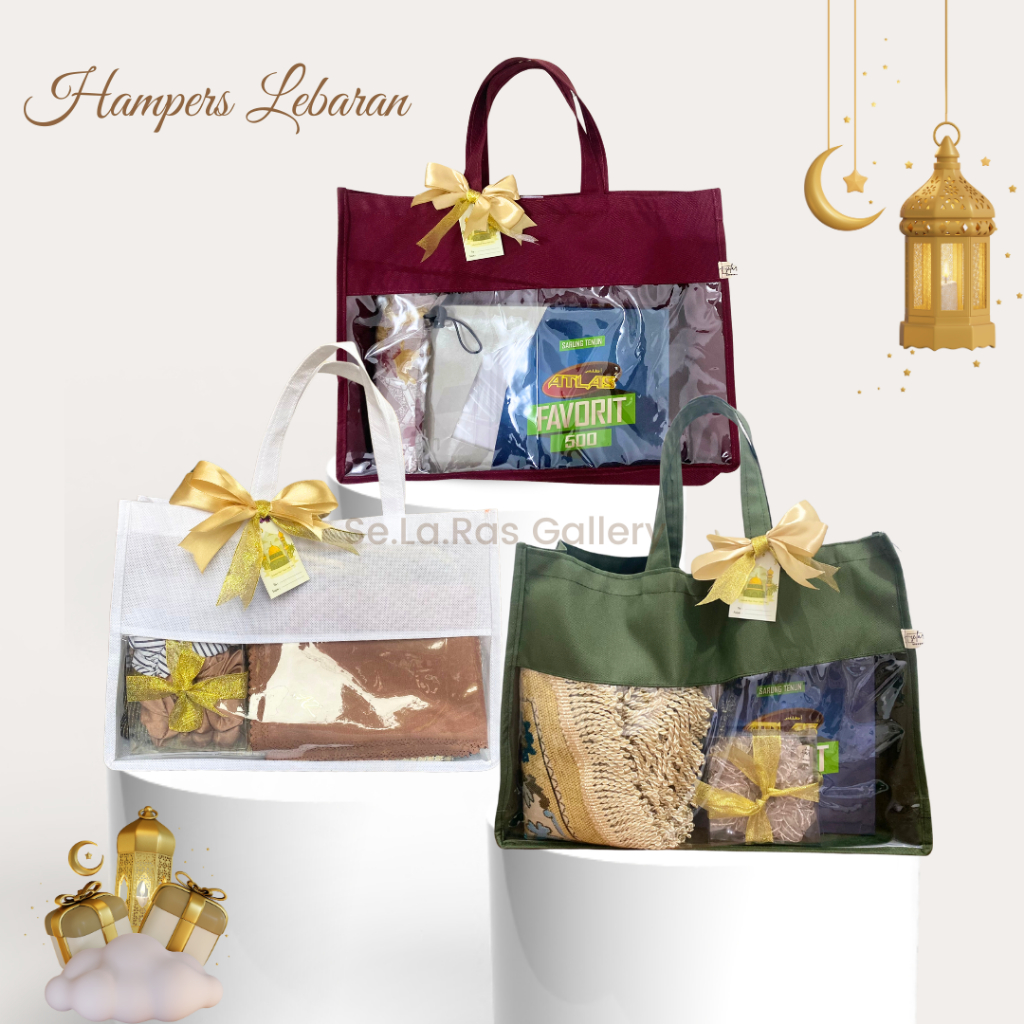 

HAMPERS GIFTBOX PARCEL LEBARAN PERALATAN SHOLAT HIJAB SAJADAH