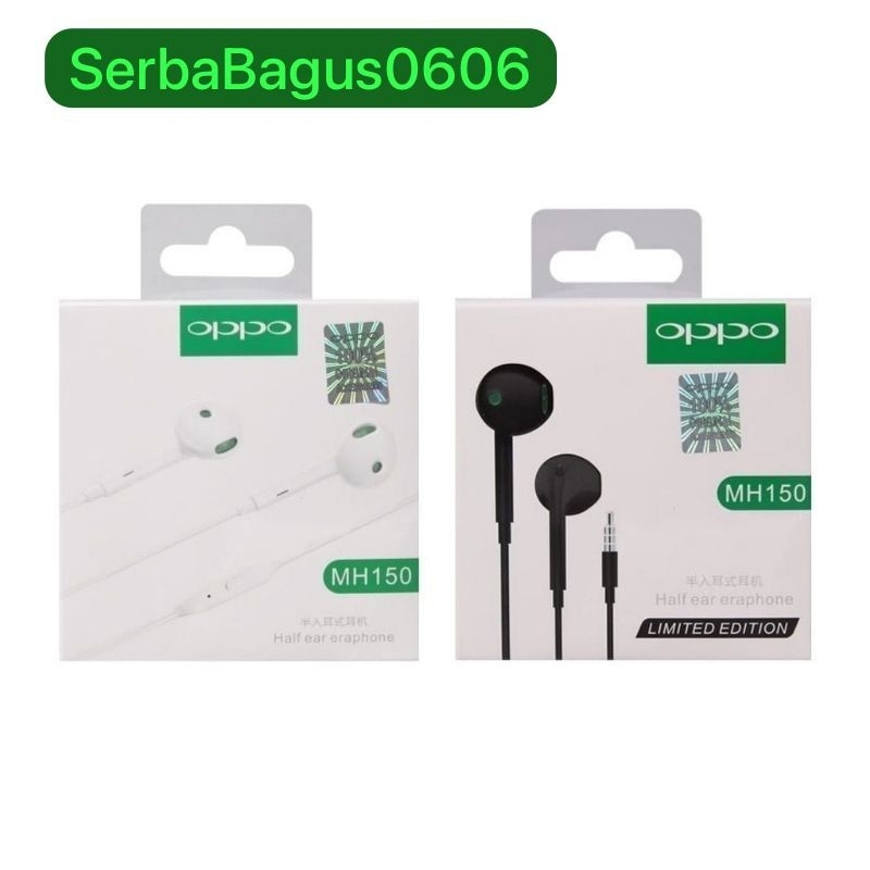 Headset Infinix MH-150 Bass Hansfree HFOPPO MH-150 ExtraBass Earphone Handset OPPO MH150 Mic
