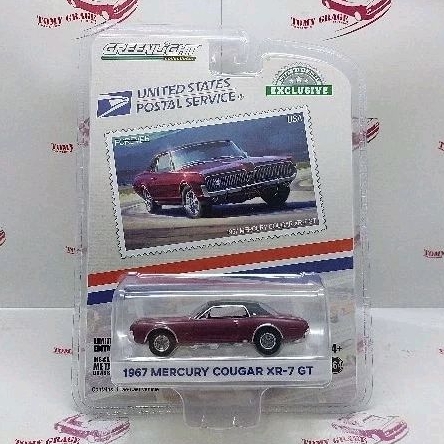 Greenlight United State Postal Service USPS 1967 Mercury Cougar XR-7 GT