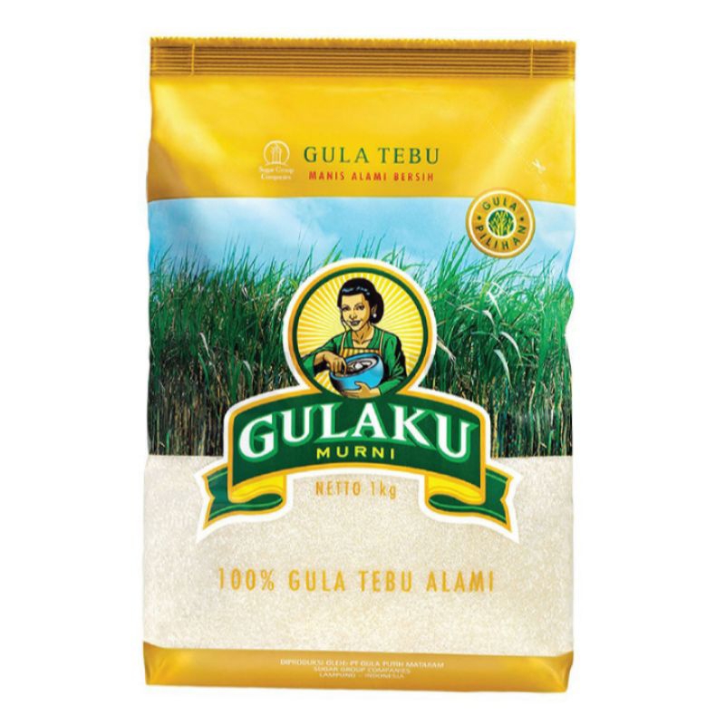 

Gula Pasir Premium Gulaku Gula Tebu Kristal Putih 1kg