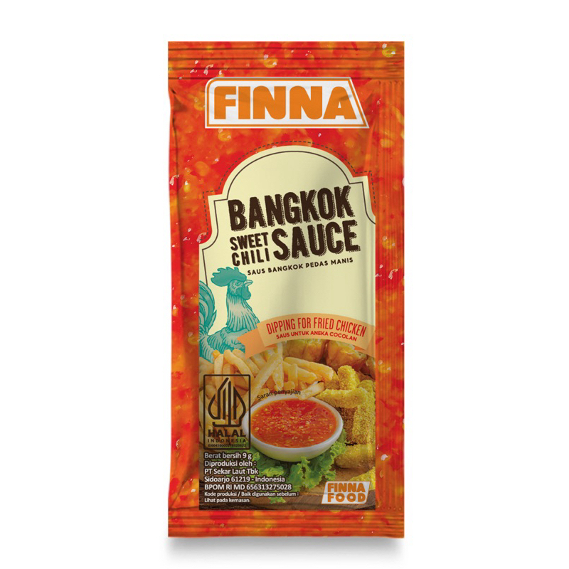 

Saus Finna Sachet isi 50pcs / Saus Gacoan / Saus Dimsum / Saus Bangkok / Saus Manis Pedas