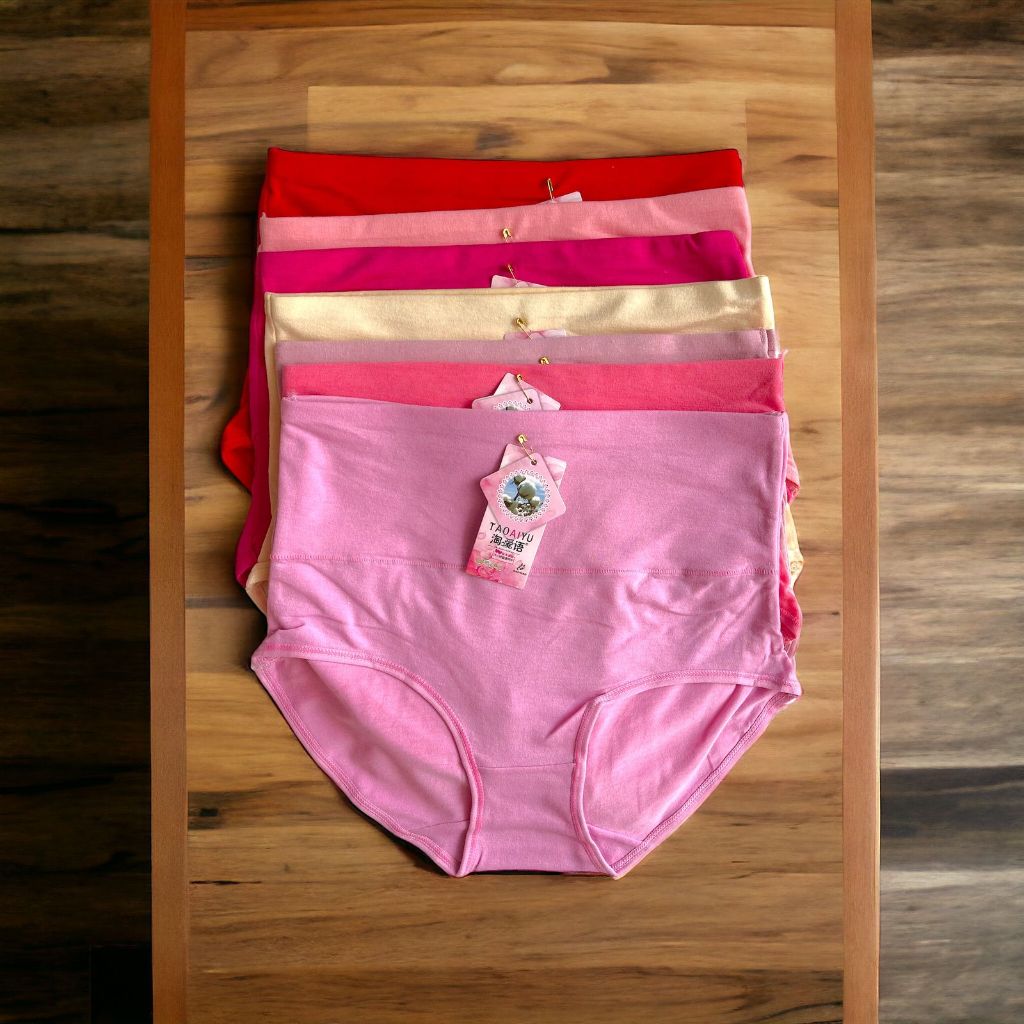 Celana Dalam Maxi Tinggi Ibu Hamil Wanita Katun Polos Simple Pakaian Dalam Kolor CD Wanita Sexy Unde